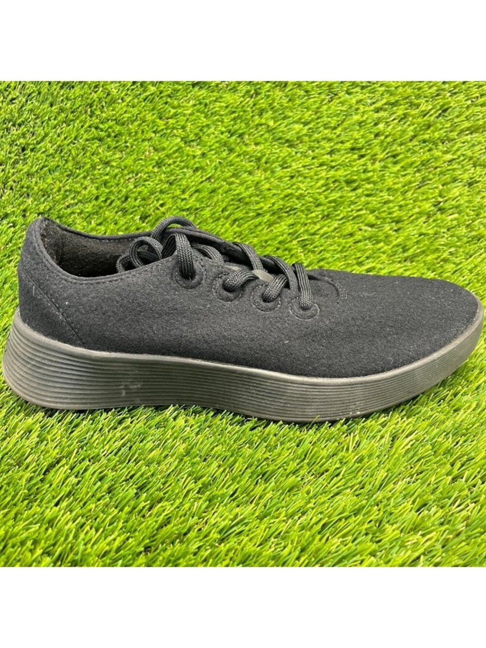 Allbirds Wool Runner 2 Mens Size 8 Black Athletic Running Walking Shoes Sneakers